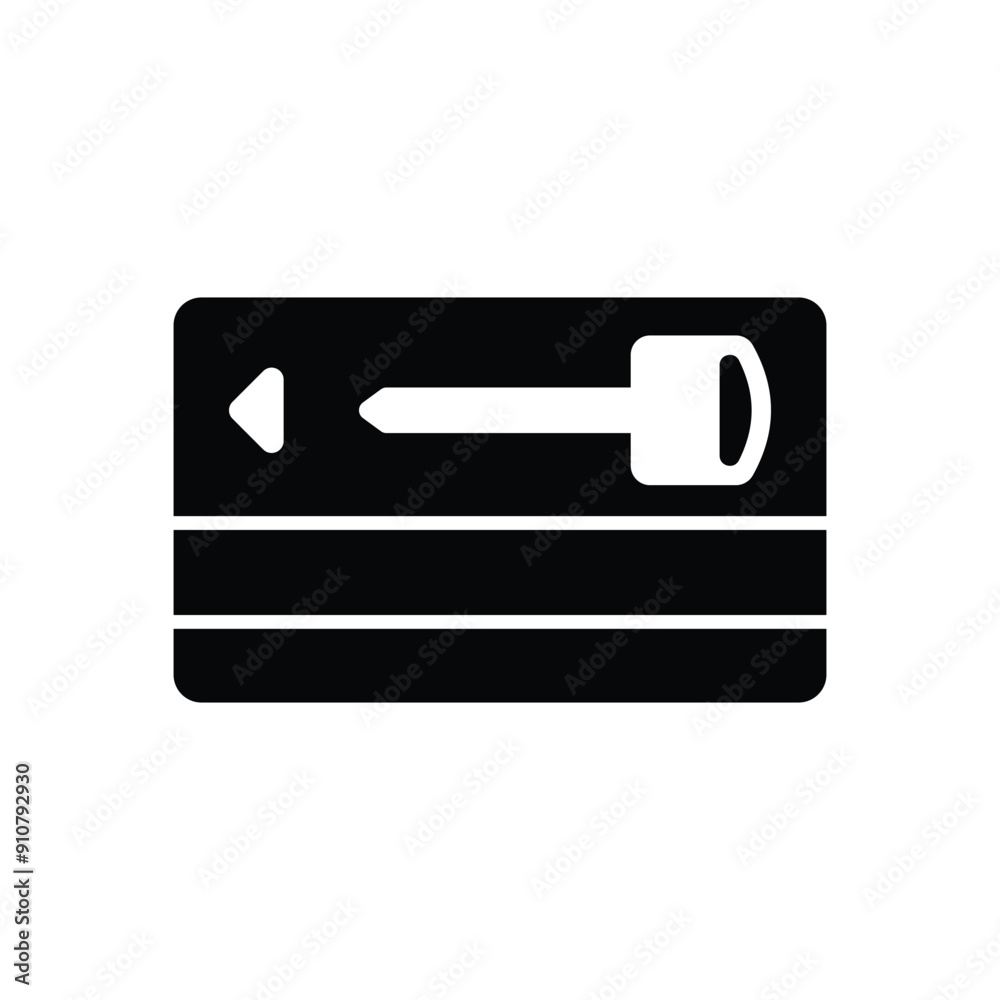 Key Card vector icon Key Card vector icon