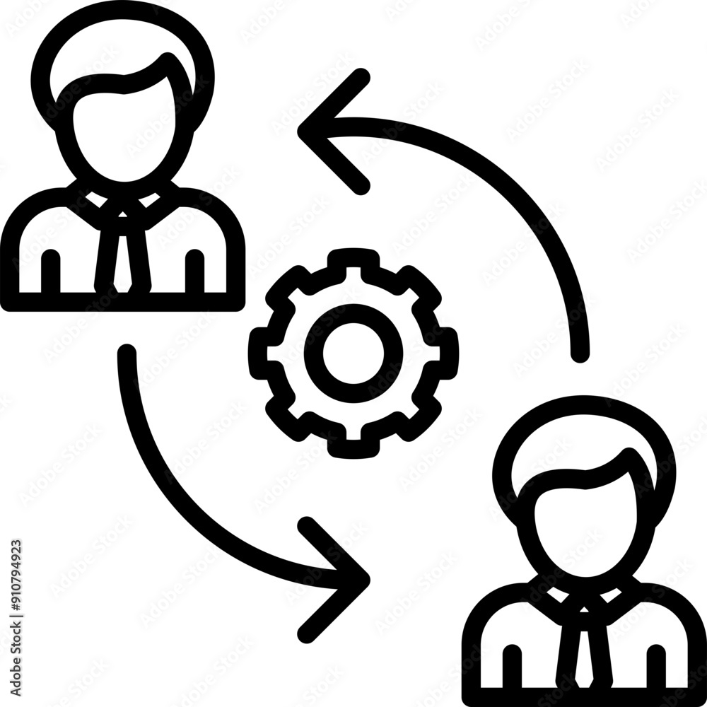 Employee Turnover Icon Employee Turnover Icon