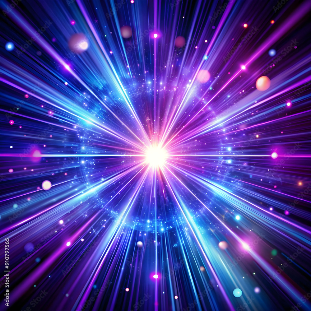 Fototapeta premium free photo abstract uv ultraviolet light composition