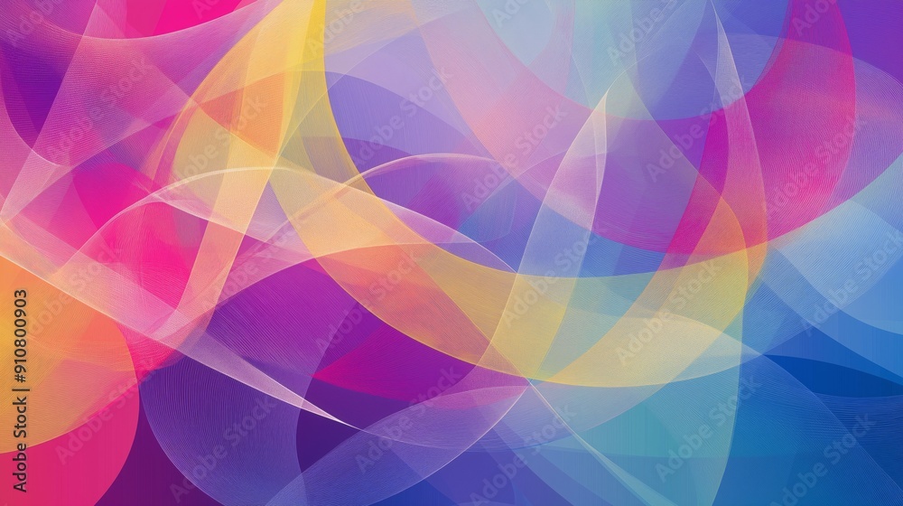 Vibrant swirls of color create a dynamic abstract background Vibrant swirls of color create a dynamic abstract background