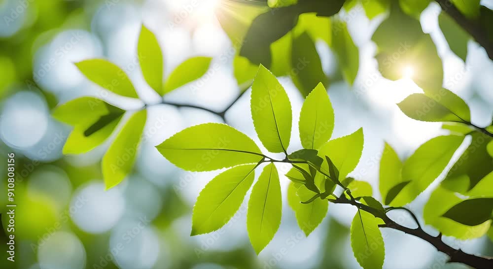 Bokeh and Fresh Greenery Bokeh and Fresh Greenery