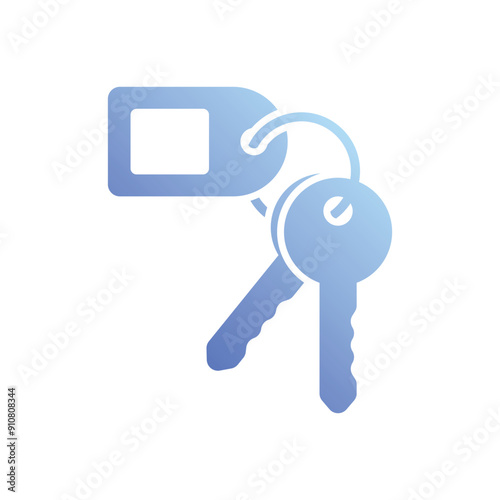 Room Key vector icon