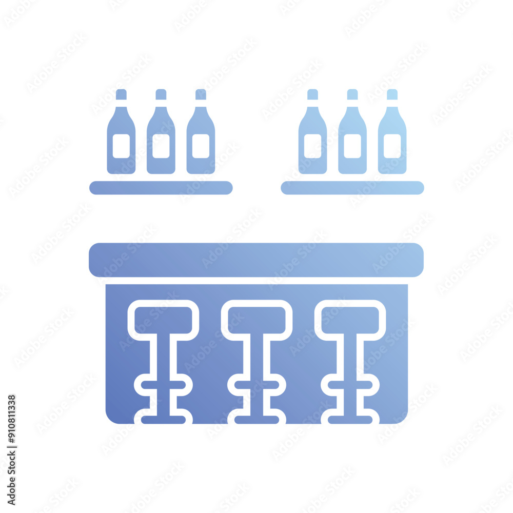Bar Counter vector icon Bar Counter vector icon