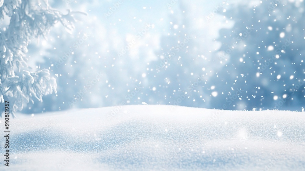 Winter background with gentle snowfall and serene white landscapes, evoking a peaceful and calm winter scene, copy space, high quality, + --ar 16:9 --v 6.1 Job ID: c95edcf8-30a1-43b9-9150-50e87d0db75e Winter background with gentle snowfall and serene white landscapes, evoking a peaceful and calm winter scene, copy space, high quality, + --ar 16:9 --v 6.1 Job ID: c95edcf8-30a1-43b9-9150-50e87d0db75e