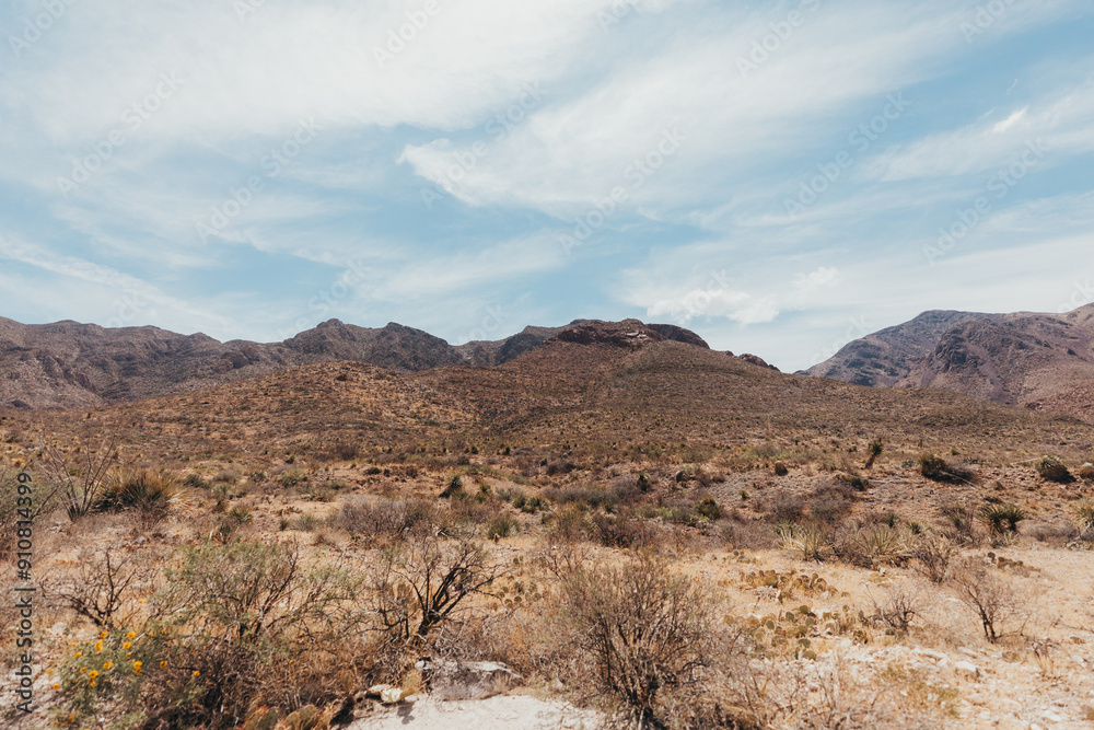 Vista of Franklin Mountains State Park in El Paso, Texas Vista of Franklin Mountains State Park in El Paso, Texas