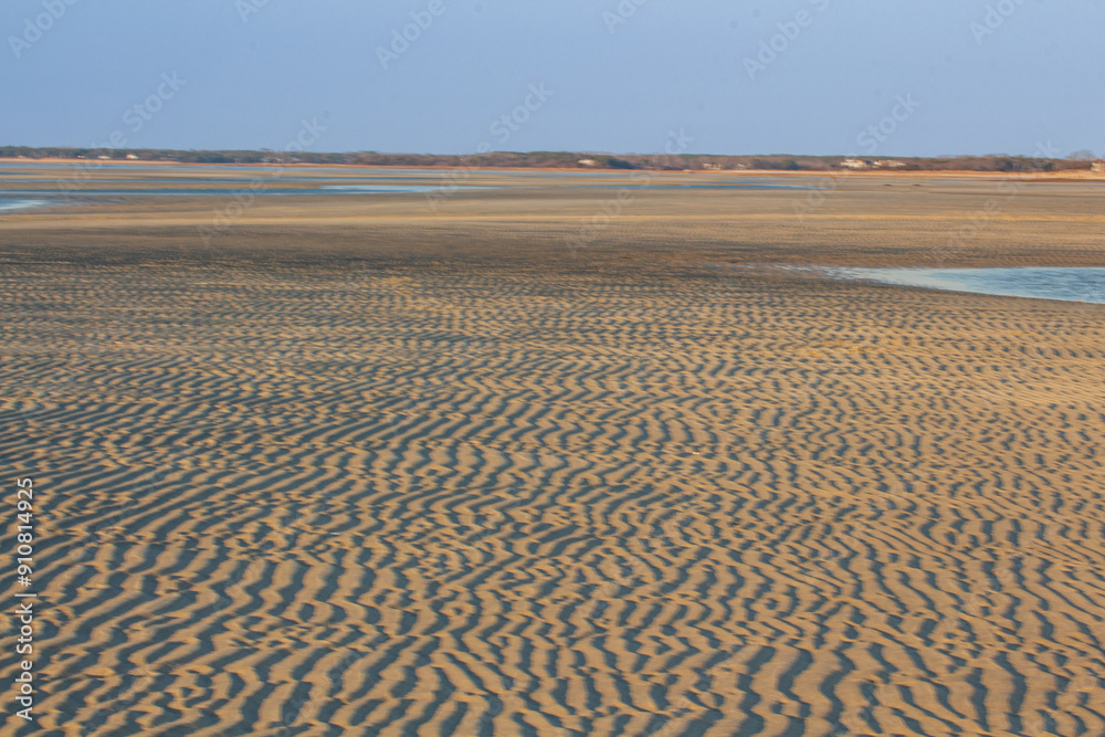 Brewster Flats tidal pools at low tide, Cape Cod