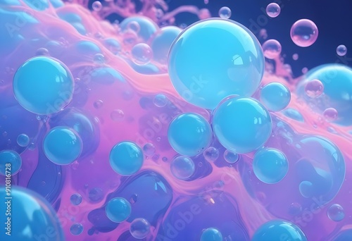 bubble skin background