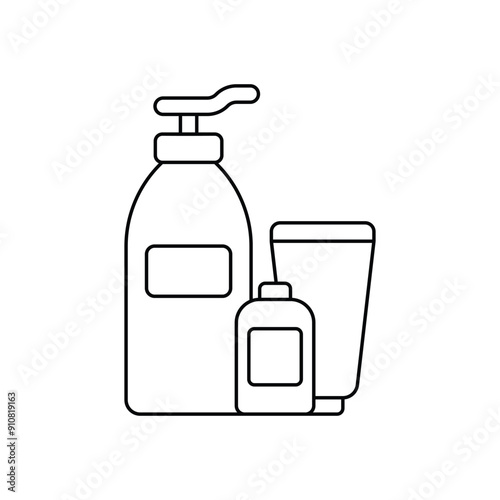 Toiletries vector icon