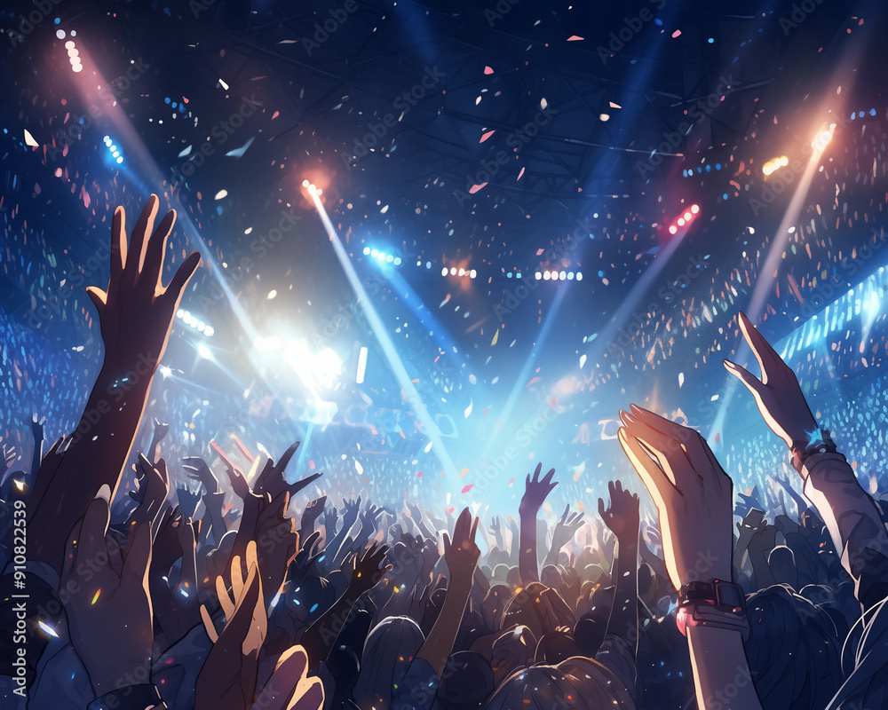 crowd of people dancing at concert spotlight venue music dj entertainment club disco dance party crowd of people dancing at concert spotlight venue music dj entertainment club disco dance party