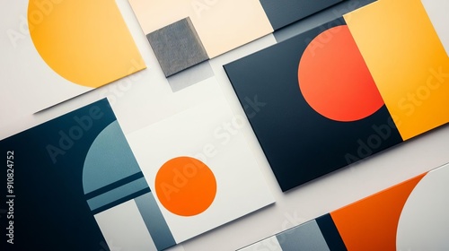 Dynamic Geometric Patterns A Cohesive Collection of Connected Prints Celebrating Modern Design Aesthetics and Visual Harmony