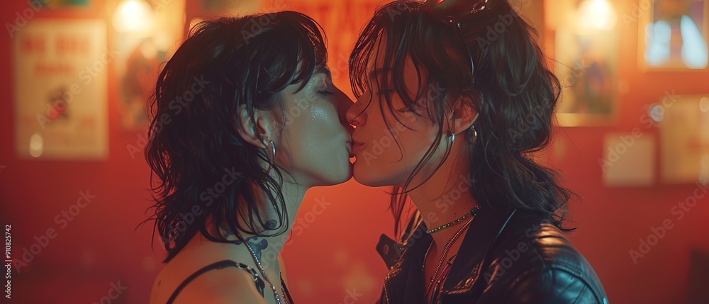 Woman giving kiss bye Woman giving kiss bye
