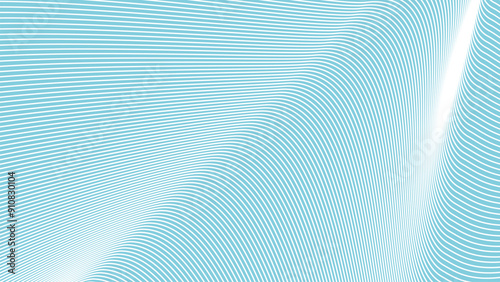 Sky Blue abstract background with curve line for backdrop or presentation