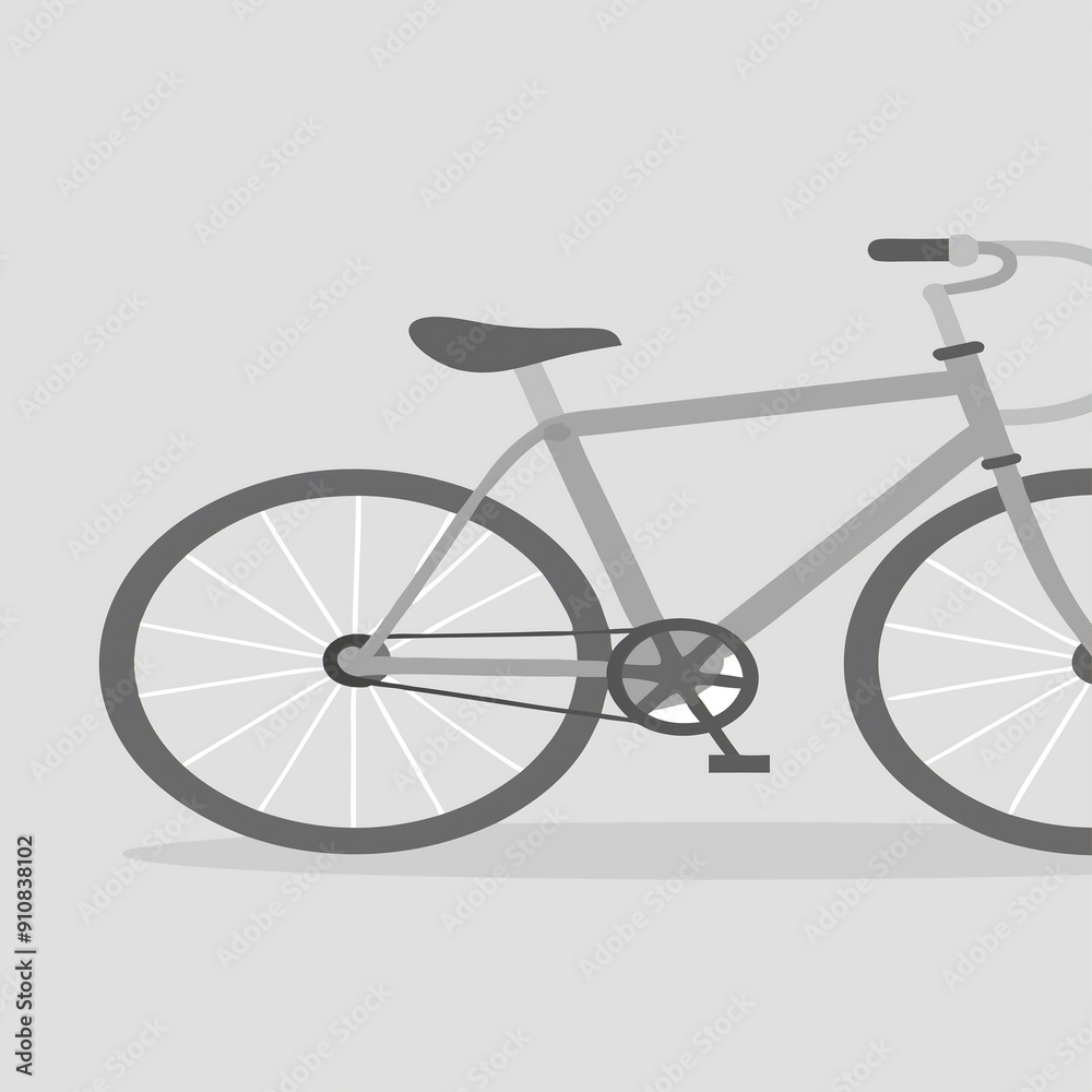 Fototapeta premium Cyclist Riding on a Scenic Mountain Road