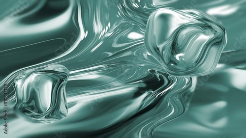 Abstract liquid background | 4K