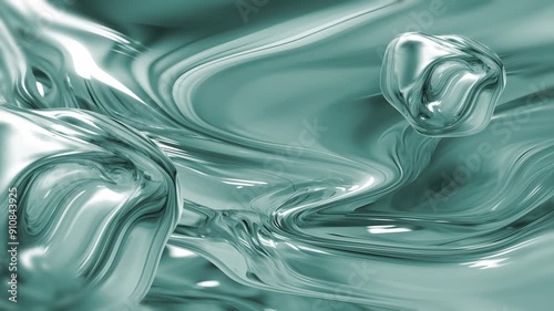 Abstract liquid background | 4K