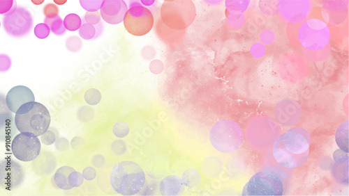 Abstract pink watercolor background.Hand painted watercolor. vector