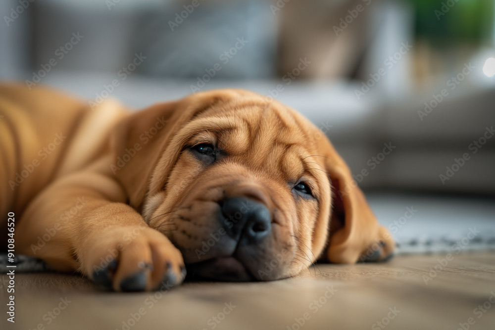 Obraz premium Shar pei puppy