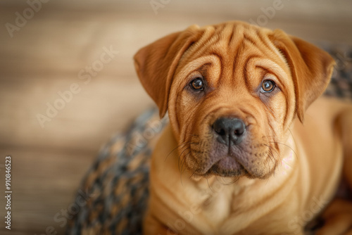 Shar pei puppy