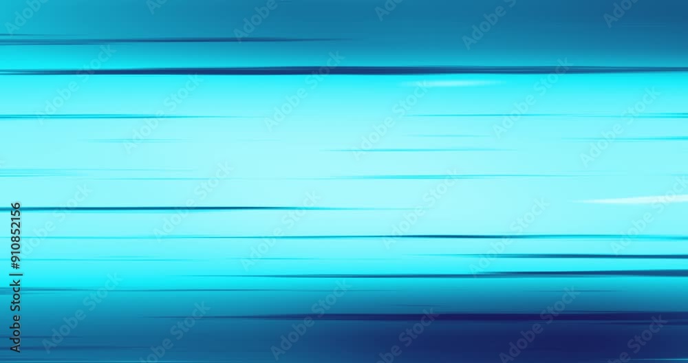 Horizontal anime speed lines. A cool color striped background. 4K loop animation