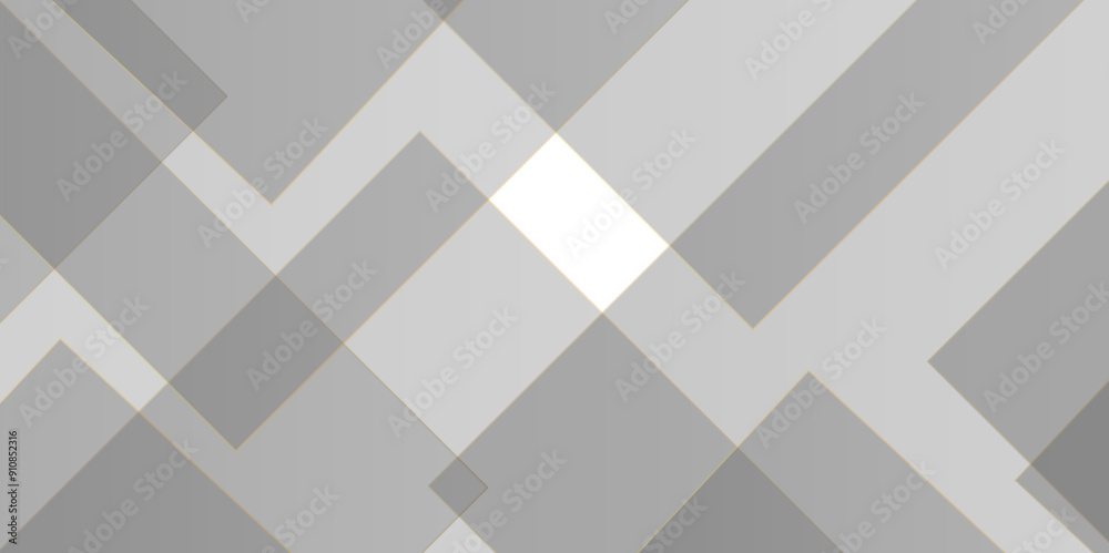 Modern luxury pattern of geometric white and gray color background, Elegant abstract background with grey lines with shadow. white paper transparent material in triangle technology and square shapes i Modern luxury pattern of geometric white and gray color background, Elegant abstract background with grey lines with shadow. white paper transparent material in triangle technology and square shapes i