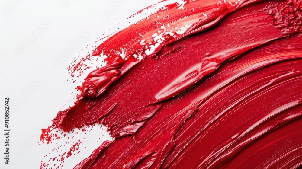 Abstract Red Paint Swirls Abstract Red Paint Swirls