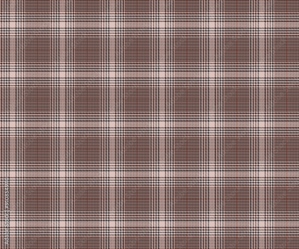Plaid pattern, brown, black, seamless pattern for textiles and design clothing, skirts, pants, aprons, tablecloths, blankets or decorative fabrics. Vector illustration. Plaid pattern, brown, black, seamless pattern for textiles and design clothing, skirts, pants, aprons, tablecloths, blankets or decorative fabrics. Vector illustration.