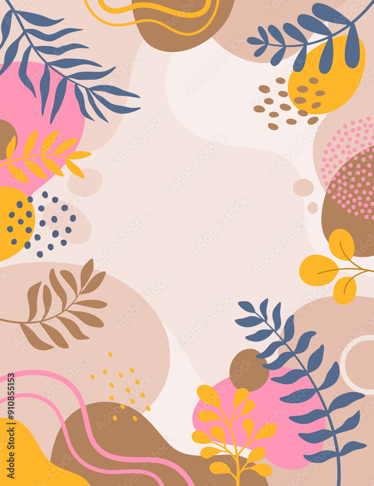 Design banner frame flower Spring background with beautiful. flower background for design. Colorful background with tropical plants. Place for your text. Design banner frame flower Spring background with beautiful. flower background for design. Colorful background with tropical plants. Place for your text.