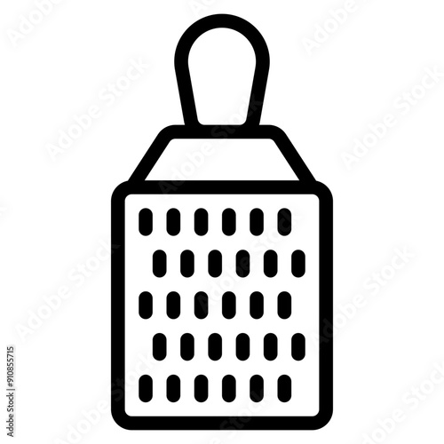 Grater Icon in Line Style