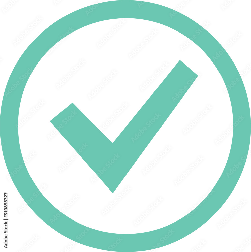 Check mark icon vector green Check mark icon vector green