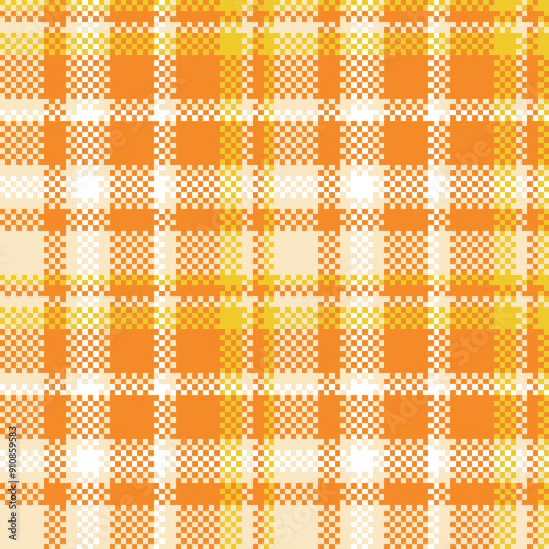 Tartan Pattern Seamless. Pastel Classic Plaid Tartan Traditional Pastel Scottish Woven Fabric. Lumberjack Shirt Flannel Textile. Pattern Tile Swatch Included.