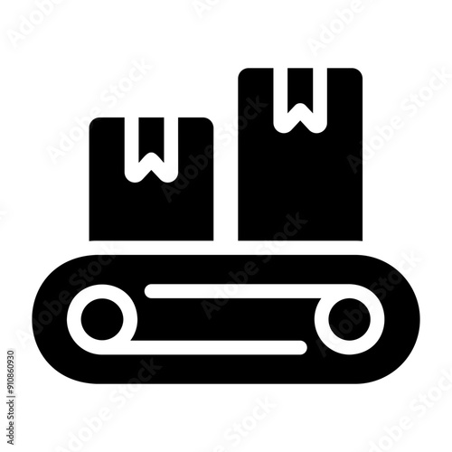 conveyor belt Solid icon