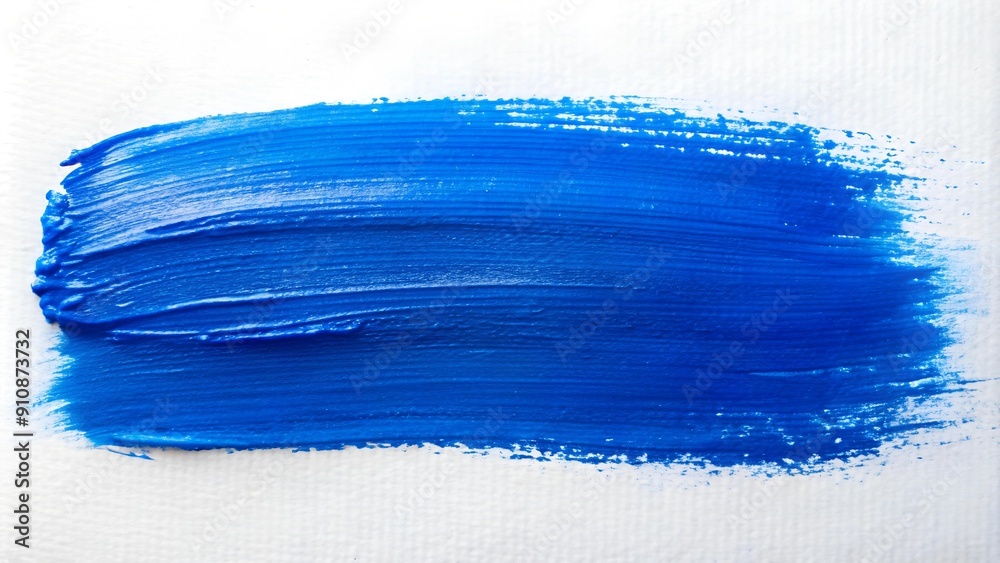 Abstract Blue Brushstroke on a Canvas of Serenity Generative AI Abstract Blue Brushstroke on a Canvas of Serenity Generative AI