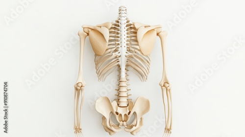 Anatomy of coccyx highlighting pain points