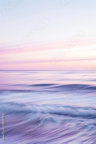 Abstract background wallpaper, gradients,purple and pink, tranquil ocean landscape blending soft purple and pink hues, reflecting a peaceful twilight sky in a dreamy and ethereal water