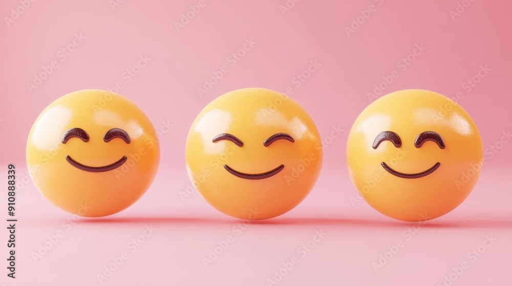 Set Icon Emoji of Yellow glossy 3d emotions face with Joy, happy and fun,sad,laugh,sleep,in love,Yellow balls with faces with different moods, Emotion expression, Vector illustration. Set Icon Emoji of Yellow glossy 3d emotions face with Joy, happy and fun,sad,laugh,sleep,in love,Yellow balls with faces with different moods, Emotion expression, Vector illustration.