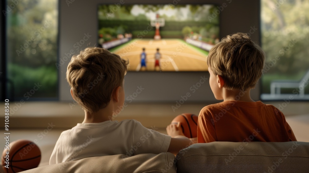 Students Intensely Watching A Realistic Basketball Game At Home, Wallpaper Pictures, Background Hd Students Intensely Watching A Realistic Basketball Game At Home, Wallpaper Pictures, Background Hd
