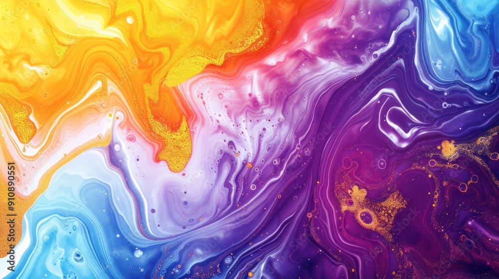 Abstract Swirling Colors Abstract Swirling Colors