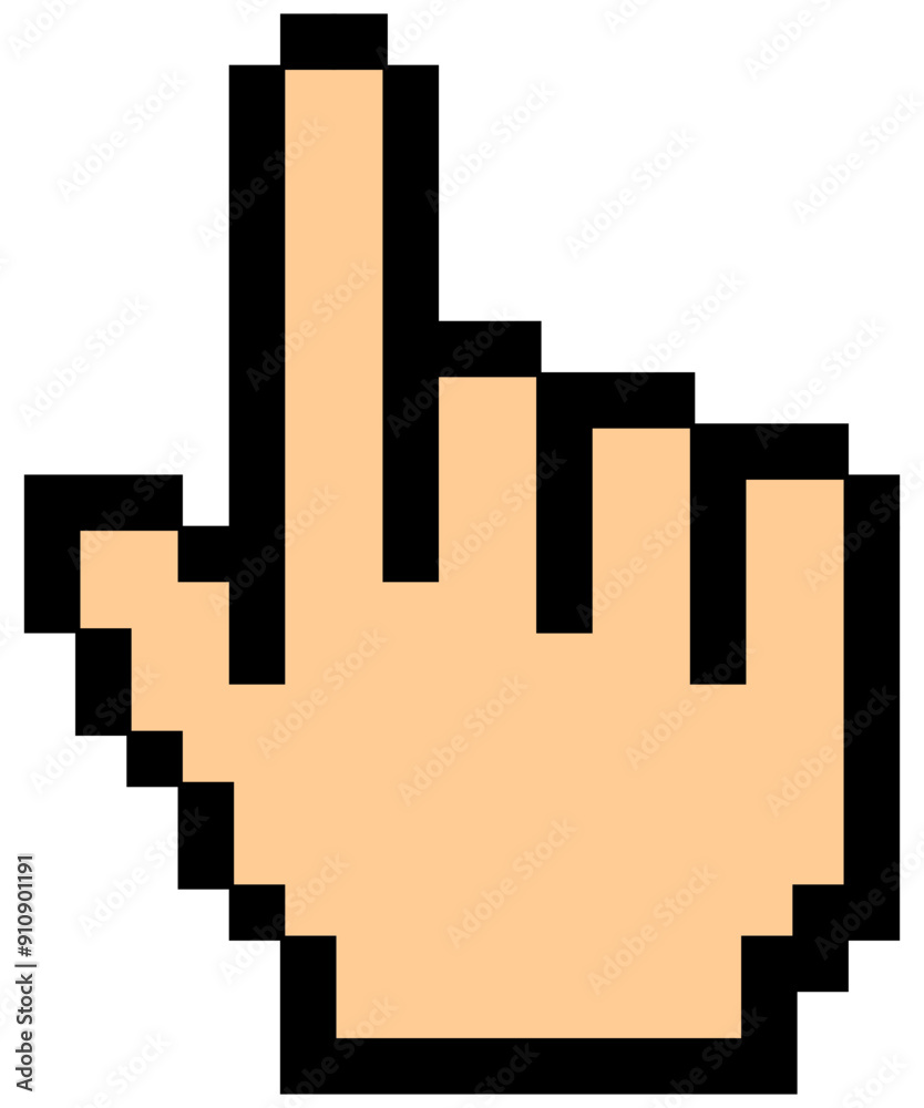 Click icon or Cursor pixel syle.Pixel Click icon. Mouse click cursor icon.Vector
Click icon or Cursor pixel syle.Pixel Click icon. Mouse click cursor icon.Vector