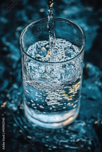 Water Glass on Table