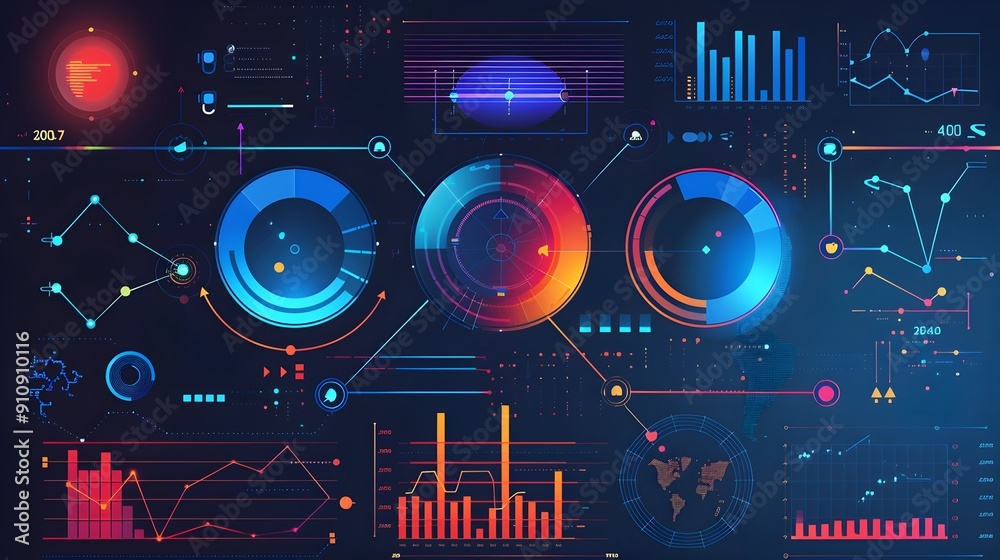 Cutting Edge Business Analytics Infographic with Data Driven Visualizations and Insights for Informed Decision Making Cutting Edge Business Analytics Infographic with Data Driven Visualizations and Insights for Informed Decision Making