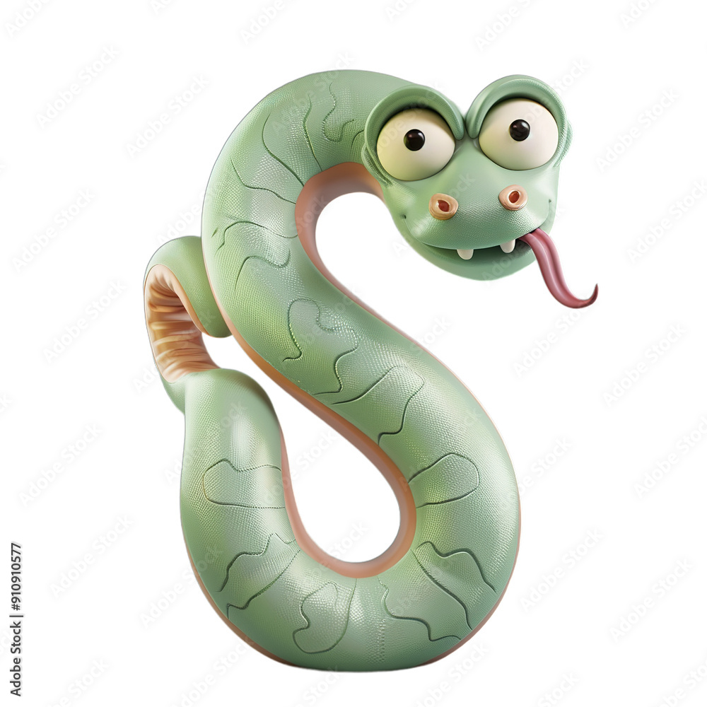 Fototapeta premium snake cartoon 