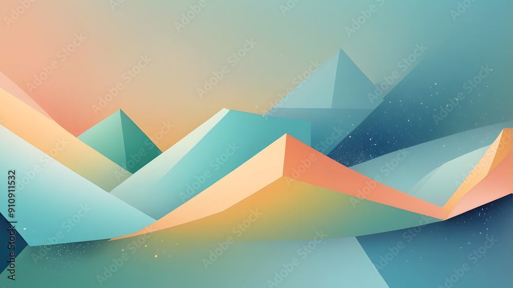 abstract background with birds, ai generated