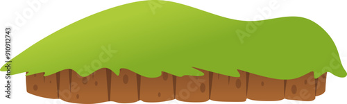 Grass on Mound Illustration