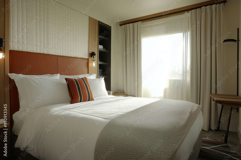 Quilted Bedding and Storage in a Guest Room: Comfort in Practical Design Quilted Bedding and Storage in a Guest Room: Comfort in Practical Design