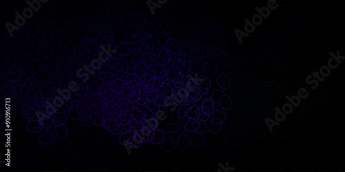 Dark pink, green vector backdrop with chaotic shapes.