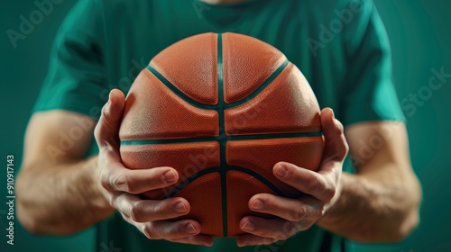 A Sportsman Holding A Basketball, Ready To Play, Wallpaper Pictures, Background Hd