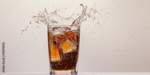 Soda and Water Splash