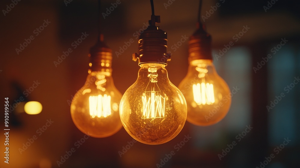 Obraz premium Ceiling Light Installation