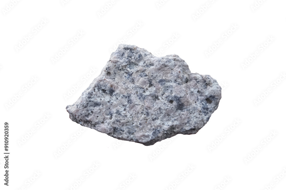 Raw sample of granite rock stone in South Korea isolated on white background. Raw sample of granite rock stone in South Korea isolated on white background.