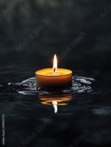 Candle Floating Water